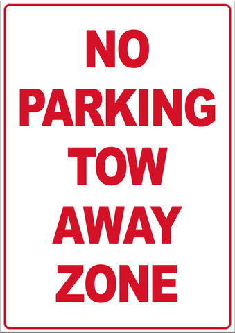 No Parking Tow Away Zone - Markit Graphics