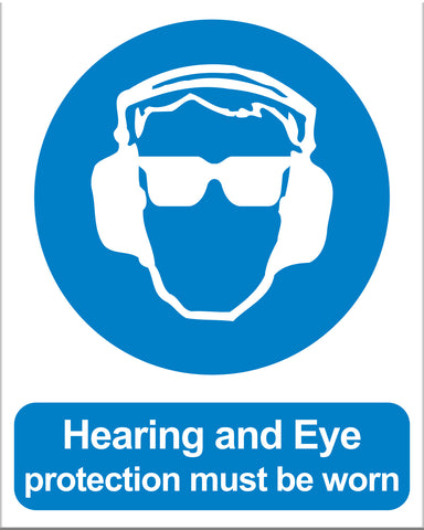 Hearing and Eye Protection Must Be Worn - Markit Graphics