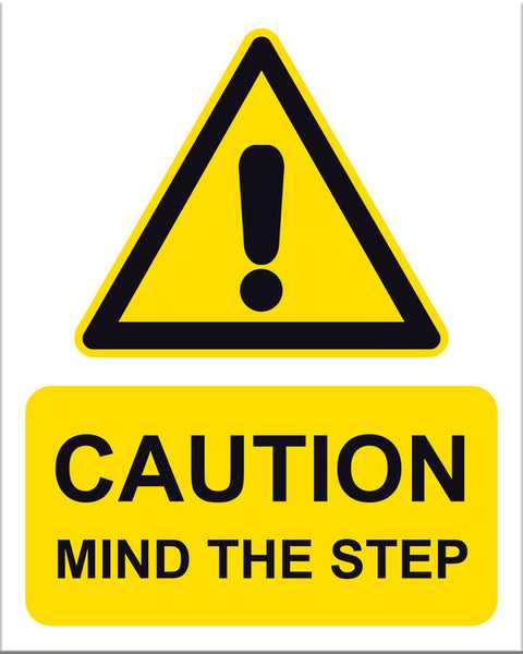 Caution Mind the Step - Markit Graphics