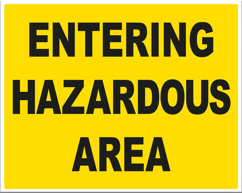 Entering Hazardous Area - Markit Graphics