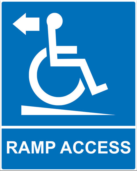 Ramp Access Down Sign - Markit Graphics