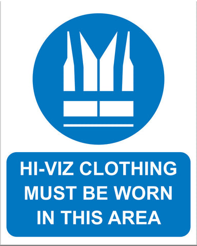 Hi Viz Clothing Must Be Worn - Markit Graphics