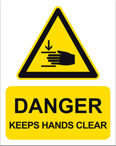Danger Keep Hands Clear - Markit Graphics