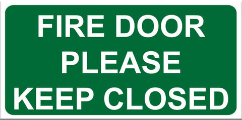 Fire Door Please Keep Closed Sign - Markit Graphics