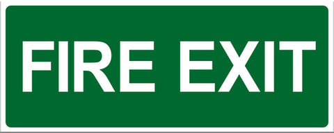 Fire Exit Sign - Markit Graphics