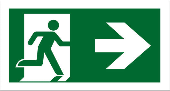 Exit Right Sign - Markit Graphics