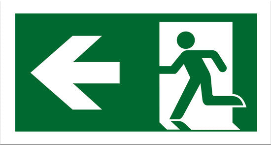 Exit Left Sign - Markit Graphics
