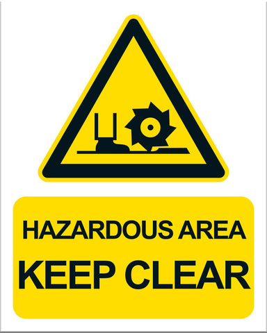 Hazardous Area Keep Clear - Markit Graphics