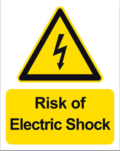 Warning Risk of Electric Shock