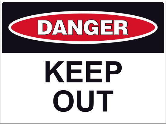 Danger Keep Out Sign - Markit Graphics