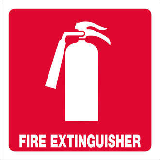 Fire Extinguisher (with text) - Markit Graphics