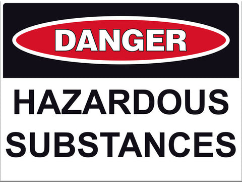 Danger Hazardous Substances Sign - Markit Graphics