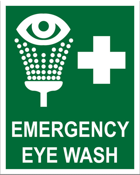 Emergency Eye Wash Sign - Markit Graphics