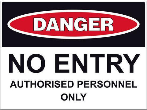 Danger No Entry Sign - Markit Graphics