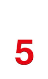 ALPHA STICK - 25ASR (Numbers 0 to 9) - 25mm