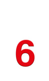 ALPHA STICK - 25ASR (Numbers 0 to 9) - 25mm