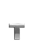 3D CHROME - 303D (Letters A to Z) - 30mm