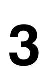 ALPHA STICK - 38ASB (Numbers 0 to 9) - 38mm