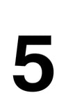 ALPHA STICK - 38ASB (Numbers 0 to 9) - 38mm