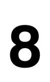 ALPHA STICK - 38ASB (Numbers 0 to 9) - 38mm
