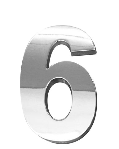 3D CHROME - 603D (Numbers 0 to 9) - 60mm