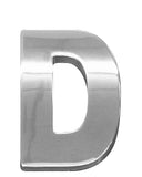 3D CHROME - 603D (Letters A to Z) - 60mm