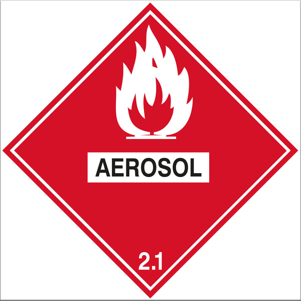 Class 2.1 - Aerosol Labels - 10 Pack
