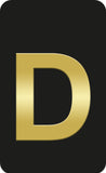 DAN (Letters A to D) 75mm