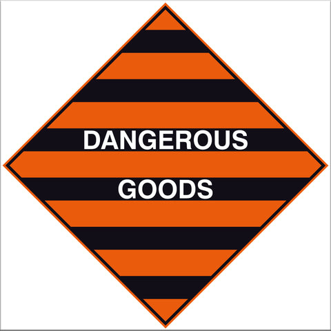 Dangerous Goods (Bumble Bee) Labels - 10 Pack