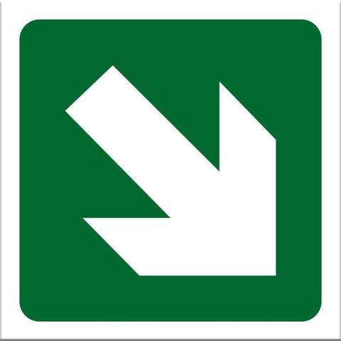 Angled Arrow Sign - Markit Graphics