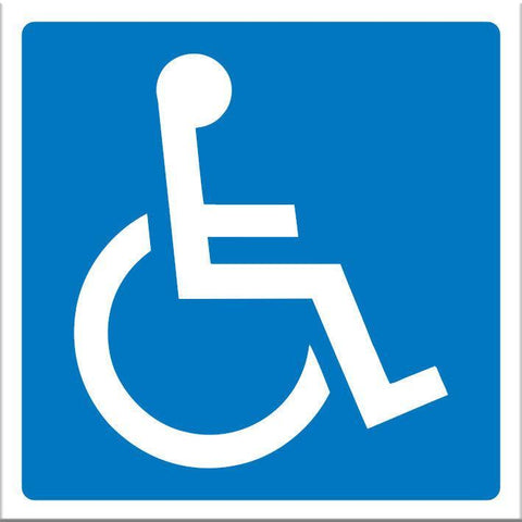Disabled Sign-PVC General Signs-Markit Graphics Made in NZ
