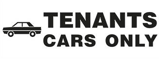 Tenants Cars Only